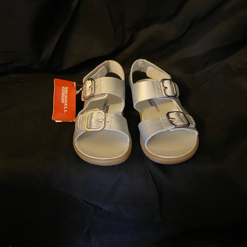Merrell Silver Buckle Sandals
